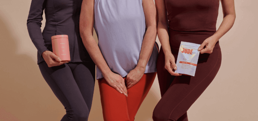 Three people holding Jude products, Purpl discounts for disabilities and long term health conditions, mobility discounts and offers.