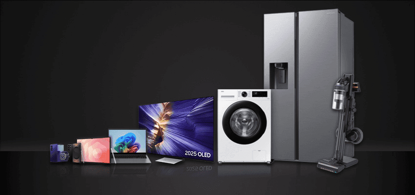 Samsung home tech range with tv laptop fridge washing machine and vacuum Purpl disabled discounts members save on appliances and electronics deals