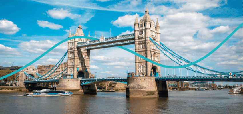 Tiqets promo image showing Tower Bridge London Purpl disabled discounts members save on attractions and travel experiences