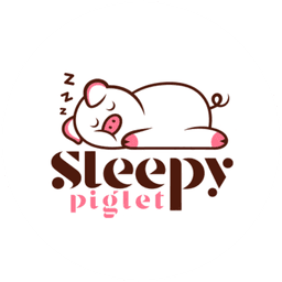Sleepy Piglet logo