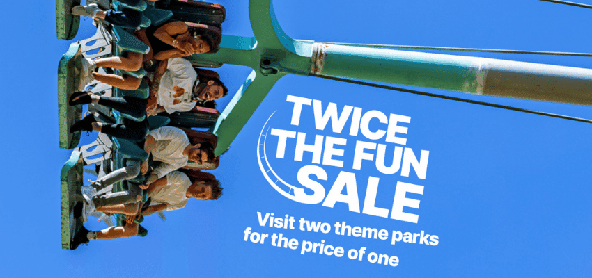 Theme park swing ride promo at Thorpe Park, Purpl discounts for disabilities and long term health conditions, disabled travel discounts UK.