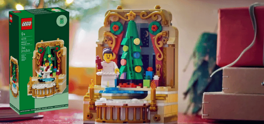 LEGO nutcracker Christmas set displayed with festive details and gift box Purpl discounts shopping discounts for disabled people accessibility discounts UK mobility discounts and offers savings for people with long term health conditions cost of living help for disabled people