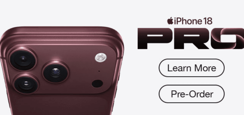 Maroon iPhone 18 Pro camera close-up, Reward Mobile Purpl discounts for disabilities and long term health conditions, mobility discounts and offers.
