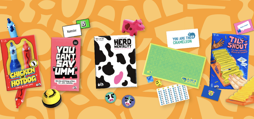 Colourful Big Potato Games party game bundle, Purpl discounts for disabilities and long term health conditions, shopping discounts for disabled people.