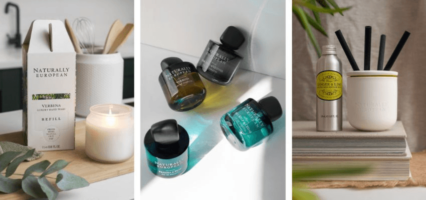 Natural home fragrance bottles and diffuser, The Somerset Toiletry Co., Purpl discounts for disabilities and long term health conditions, mobility discounts and offers.