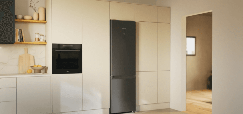 Modern built-in kitchen with fridge freezer at Currys, Purpl discounts for disabilities and long term health conditions, mobility discounts and offers.