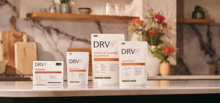 DRV+ supplement products on kitchen counter, DRV+ Purpl discounts for disabilities and long term health conditions, mobility discounts and offers.