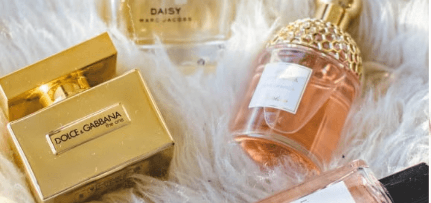 Perfume bottles on faux fur, Secret Sales Purpl discounts for disabilities and long term health conditions, shopping discounts for disabled people.