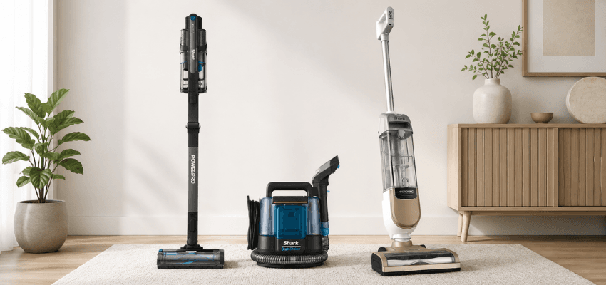Three vacuum cleaners in living room, eBay Purpl discounts for disabilities and long term health conditions, mobility discounts and offers.