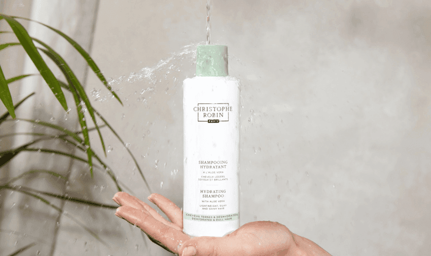 bottle of christophe robin shampoo